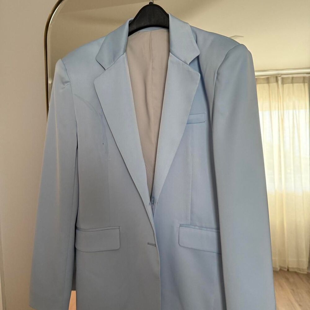 Magda Butrym Baby Blue Blazer